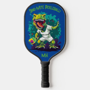Dino-mite funny pickleball  paddle