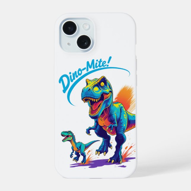 Dino-Mite iPhone 15 Case (Back)