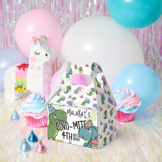 Dino-Mite Kid's Birthday Party Dinosaur Favour Box