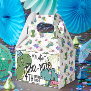 Dino-Mite Kid's Birthday Party Dinosaur Favour Box