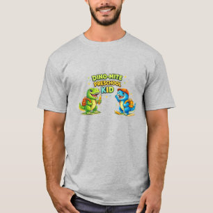 Dino-Mite Preschool Kid Shirt – Cute Dinosaur Back
