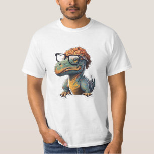 Dino-mite Style: The Spectacled Dinosaur T-Shirt