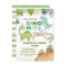 Dino-mite t-rex birthday party invitation