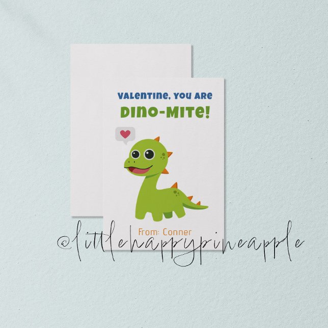 Dino-Mite Valentine's Day Card (Creator Uploaded)