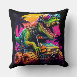 Dino Monster Truck Cushion