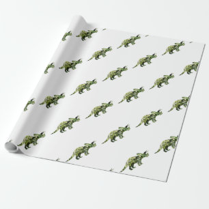 Dino Mood , Dinosaur Art Gift Wrap