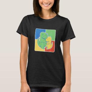 Dino Motherhood Autism T-Shirt