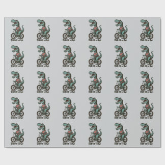 Dino on the Go Wrapping Paper