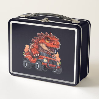 Dino on Wheels: Back-to-School Adventure Lunch Box