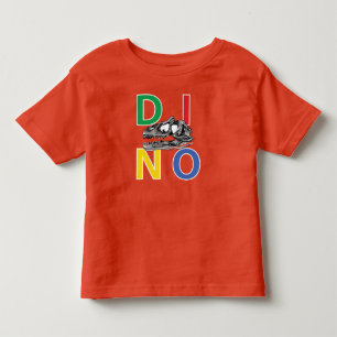 DINO - Orange Toddler Fine Jersey T-Shirt