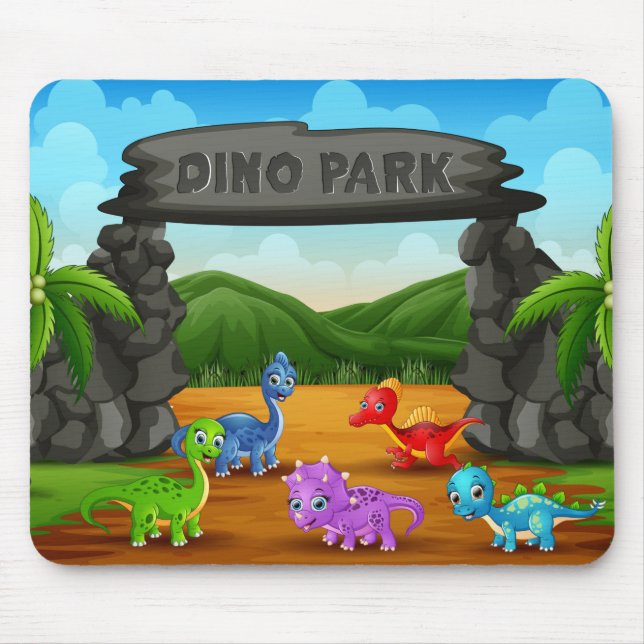 Dino Park Mouse Mat (Front)