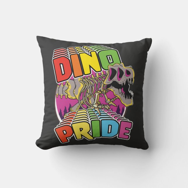 Dino Pride logo Cushion (Front)