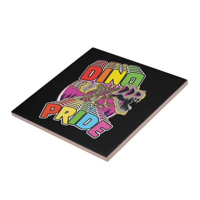 Dino Pride logo Tile (Side)
