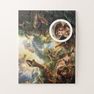 Dino Puzzle Customizable T-Rex Birthday Gift Boys