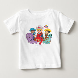 Dino Ranch Friends Design Baby T-Shirt