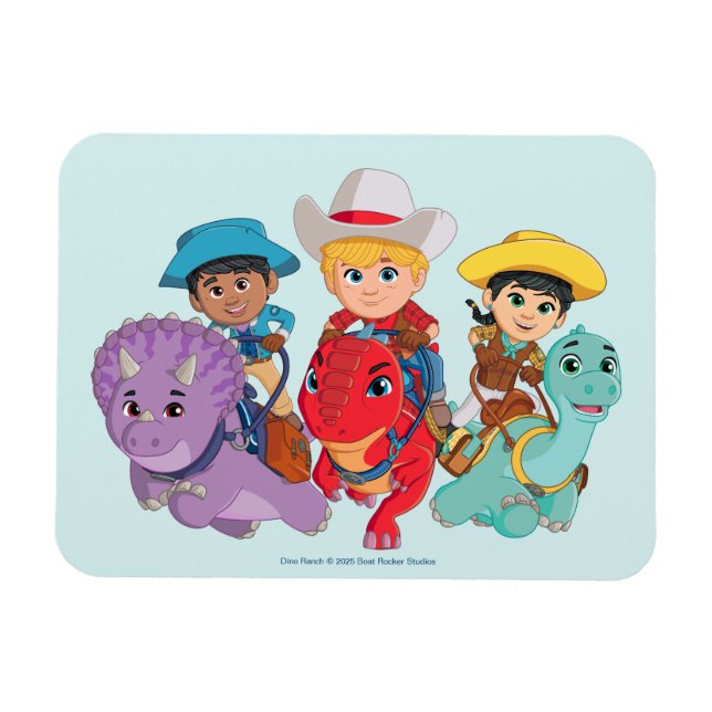 Dino Ranch Friends Design Magnet (Horizontal)