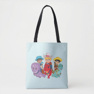Dino Ranch Friends Design Tote Bag