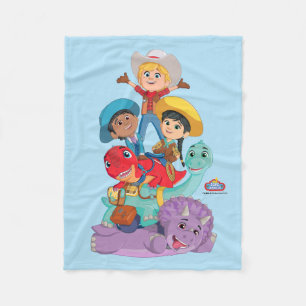 Dino Ranch Friends Fleece Blanket