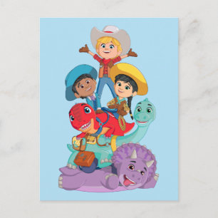 Dino Ranch Friends Postcard