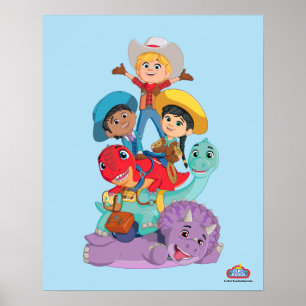 Dino Ranch Friends Poster