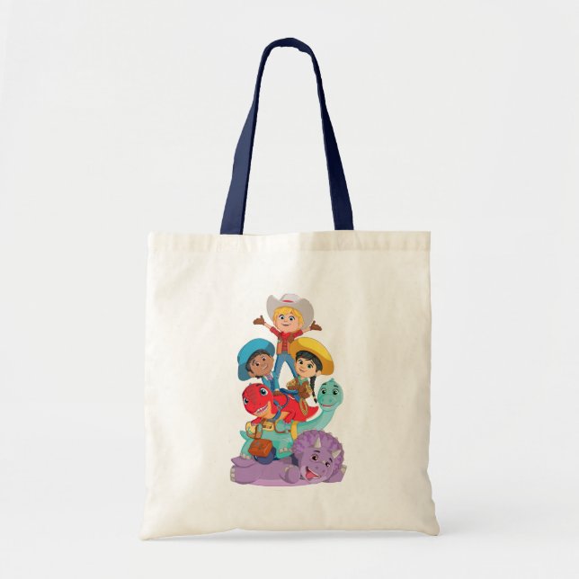Dino Ranch Friends Tote Bag (Front)