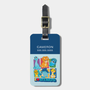 Dino Ranch   Fun & Colourful Dinosaur Luggage Tag