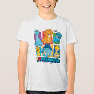 Dino Ranch   Fun & Colourful Dinosaur Tri-Blend Shirt