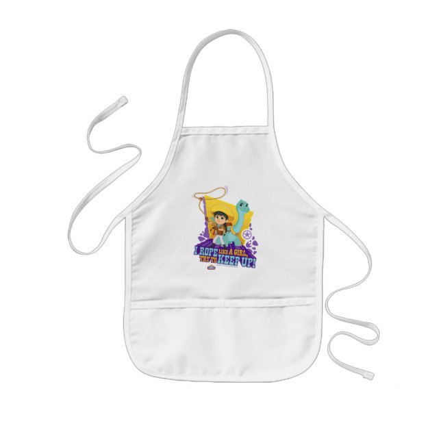 Dino Ranch | Min and Clover Kids Apron (Front)