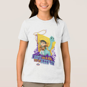 Dino Ranch   Min and Clover Tri-Blend Shirt