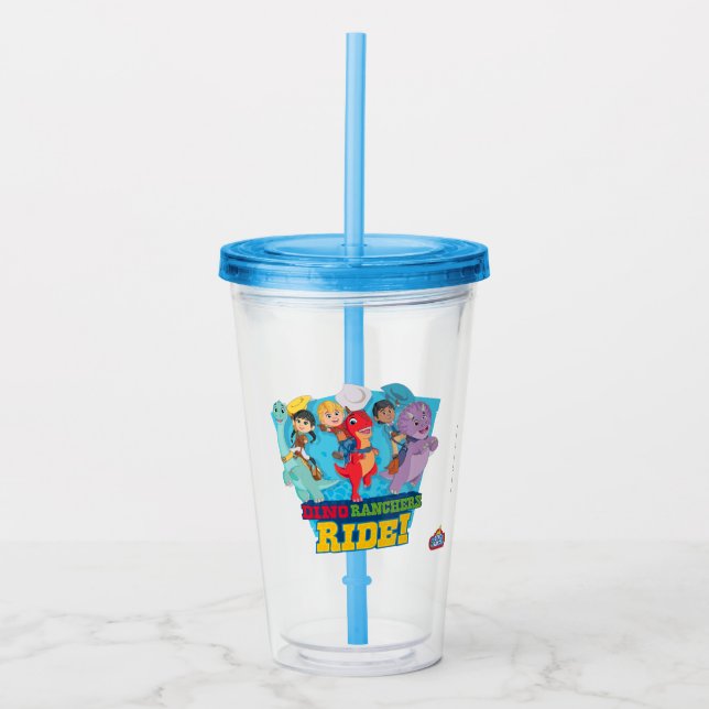 Dino Ranch | The Ranchers Ride! Acrylic Tumbler (Front)