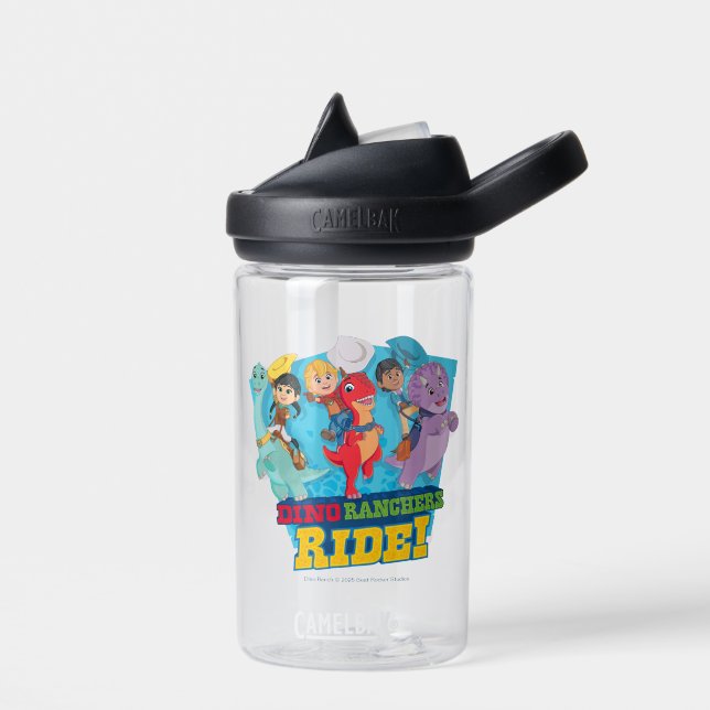 Dino Ranch | The Ranchers Ride! Water Bottle (Left)