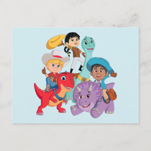 Dino Ranch Yee Haw! Postcard