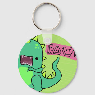 Dino Rawr Key Ring