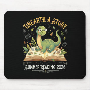 Dino Reading Adventure Summer 2026 T Mouse Mat