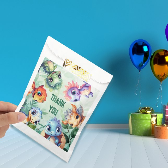 Dino Roar Birthday Bash Favour Bags (Creator Uploaded)