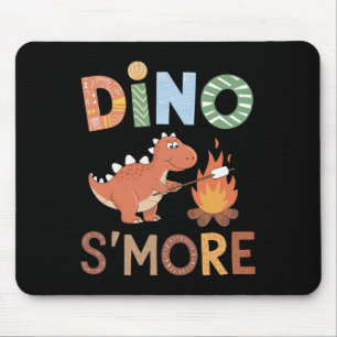 Dino S'more Dinosaur Trex Camping Smores Kawaii S' Mouse Mat