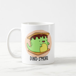 Dino-smore Funny Dinosaur Smore Pun  Coffee Mug