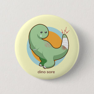 Dino Sore 6 Cm Round Badge