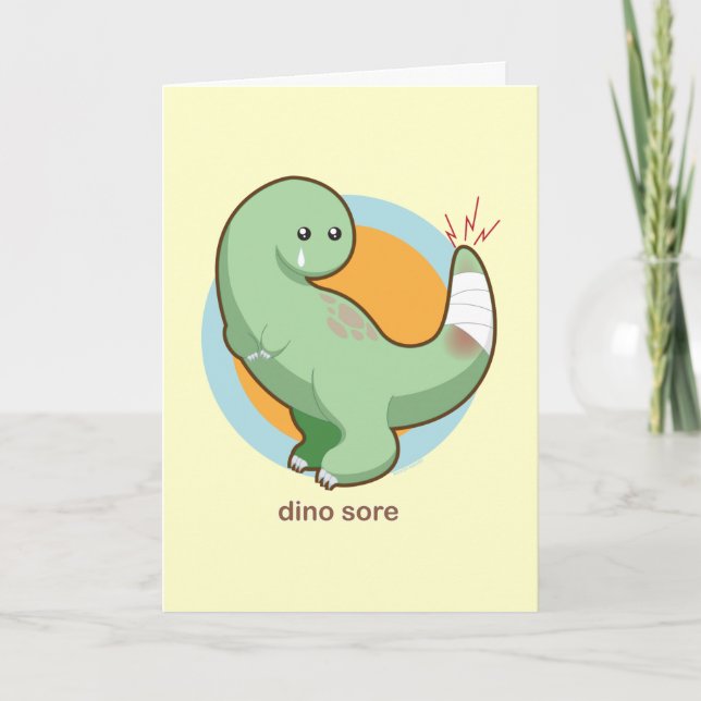 Dino Sore Card (Front)