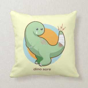 Dino Sore Cushion
