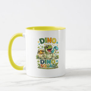 Dino Squad Cute Baby Dinosaur Coffee Mug