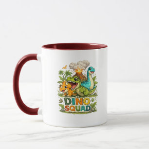 Dino Squad Cute Dinosaur Coffee Mug