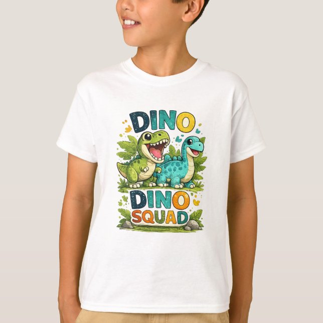 Dino Squad Friends T-Shirt (Front)
