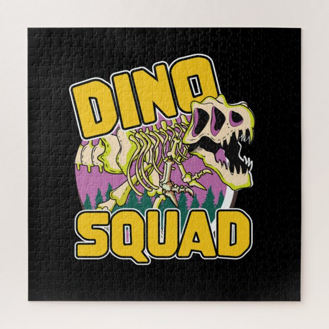 Dino Squad logo Jigsaw Puzzle (Vertical)
