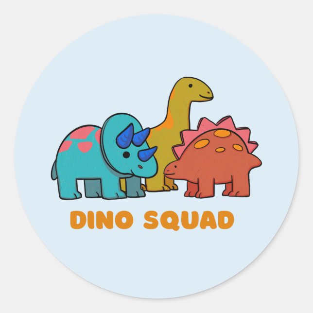 Dino Sticker  (Front)
