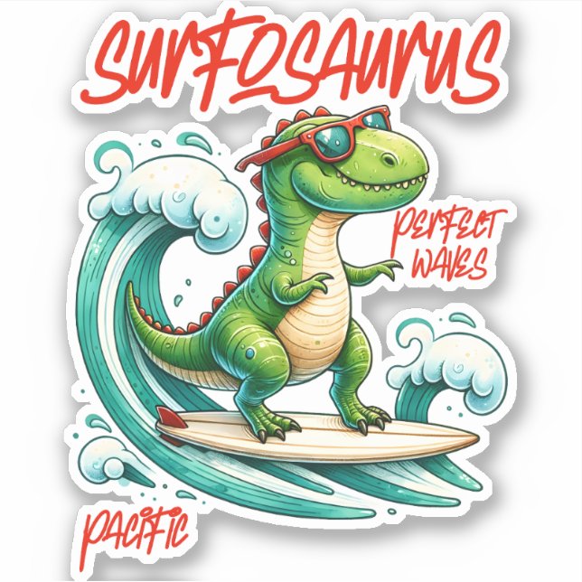 Dino Surfosaurus perfect waves (Front)