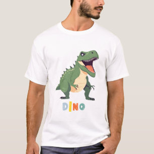 Dino T-Shirt: Fun Prehistoric Fashion T-Shirt