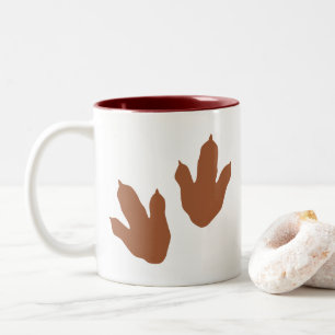 Dino Track Two-Tone Coffee Mug
