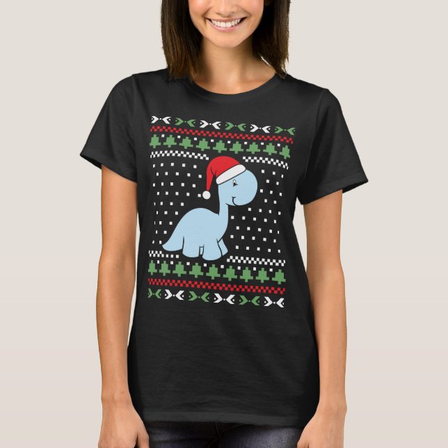 Dino Ugly  Christmas Sweater (Front)