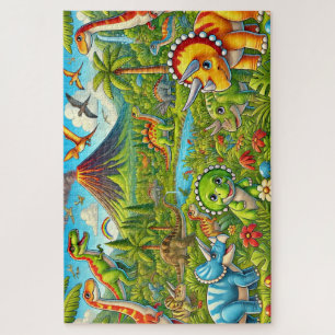"Dino Valley Adventure" - Jigsaw Puzzle